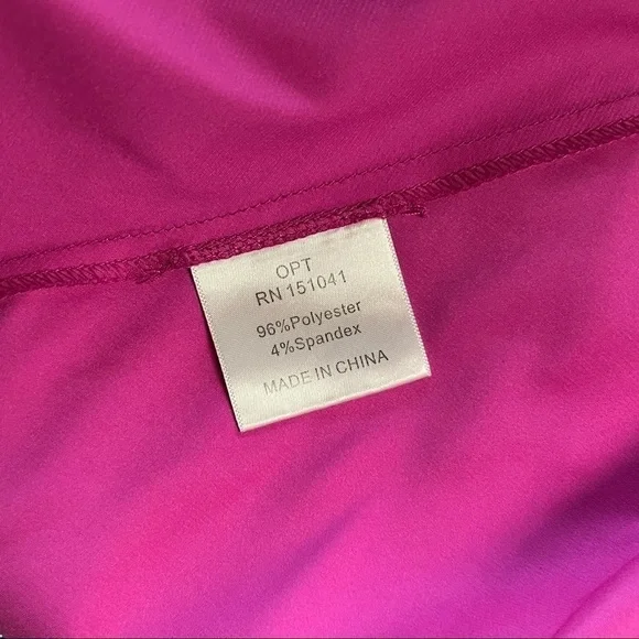 O.P.T. 90s Y2K Barbie Hot Pink‎ Satin V-Neck Sleeveless Midi Slip Dress Size M - Picture 11 of 13